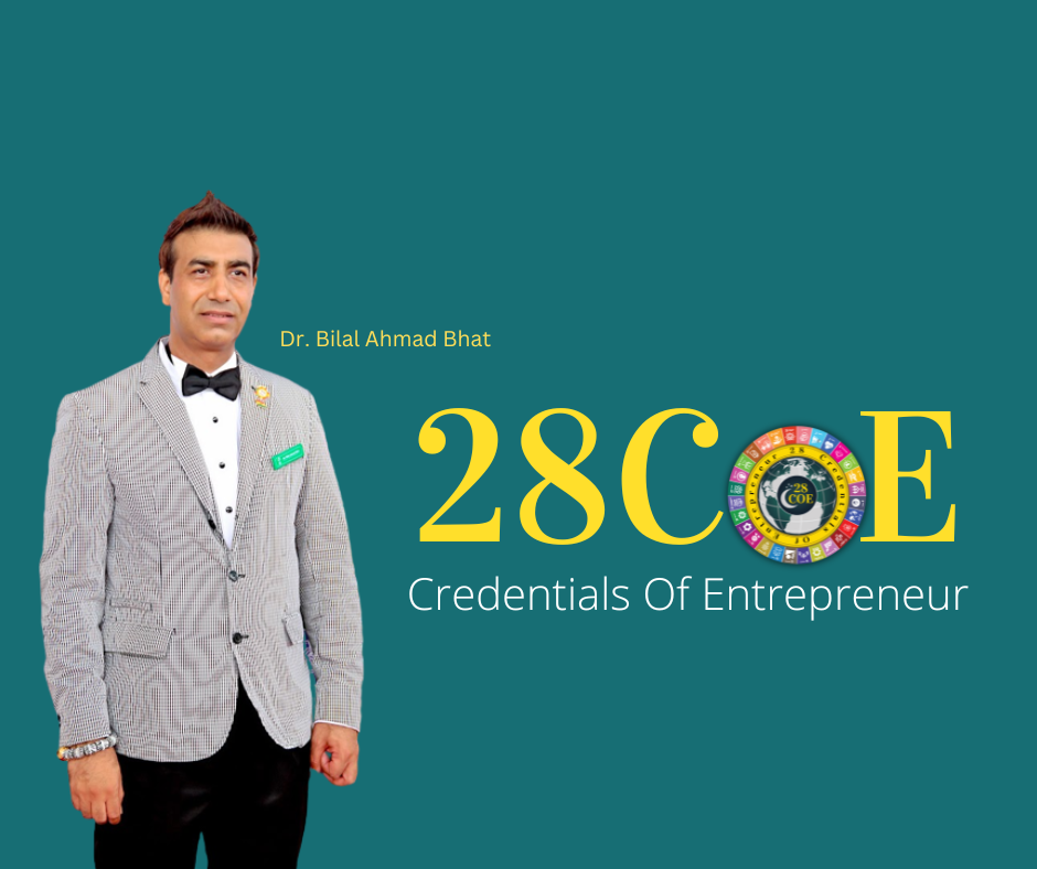 Revolutionizing Entrepreneurship: Dr. Bilal Ahmad Bhat Unveils 28COE's Nationwide Impact Events!