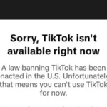 TikTok Goes Dark for U.S. Users Amid Controversial Ban