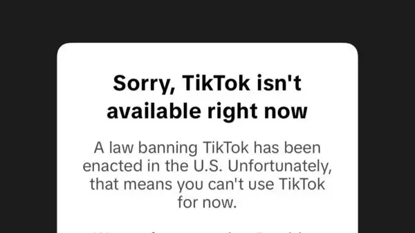 TikTok Goes Dark for U.S. Users Amid Controversial Ban