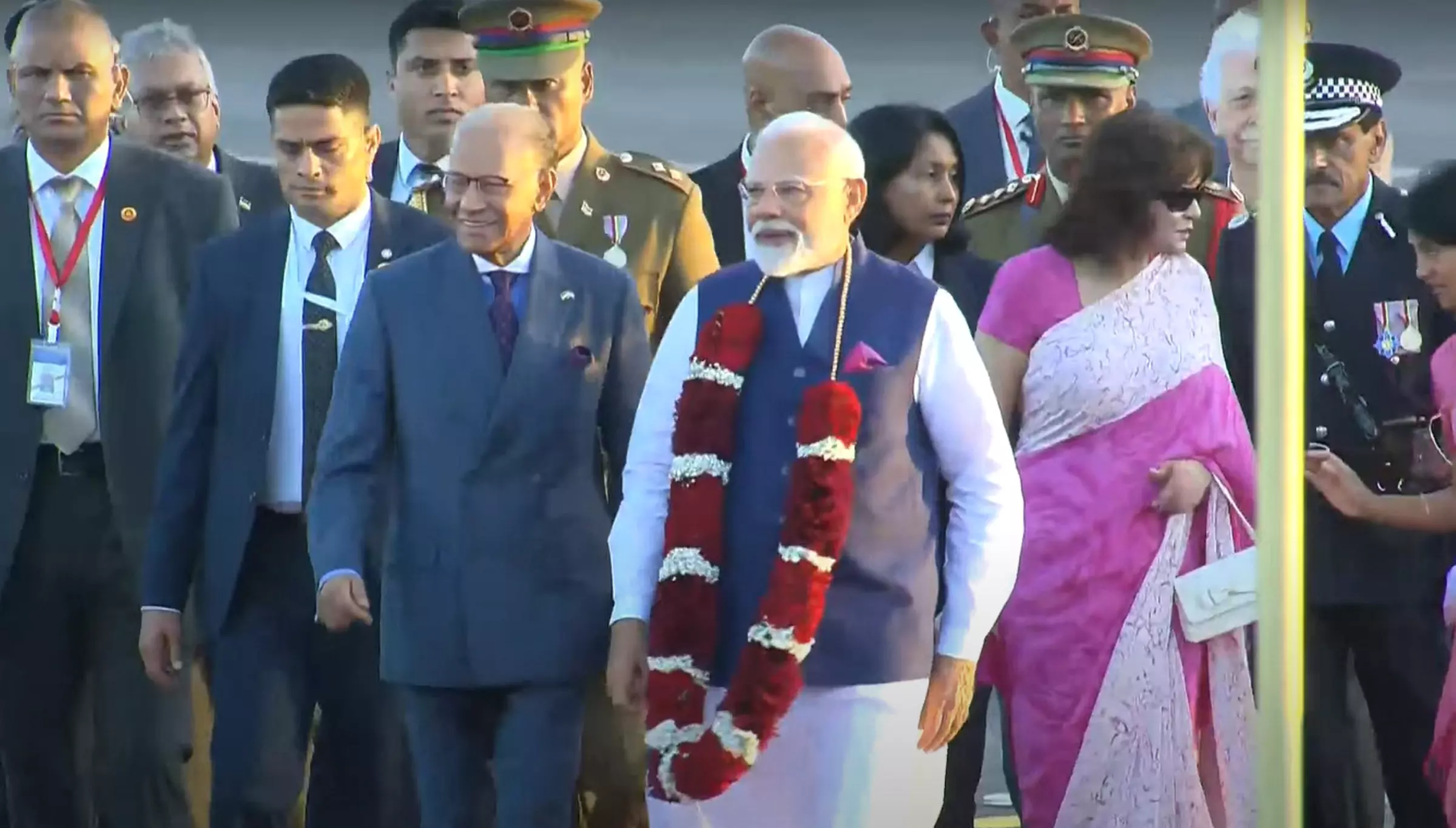 PM Modi Arrives in Mauritius for Two-Day State Visit, Strengthening Historic Ties