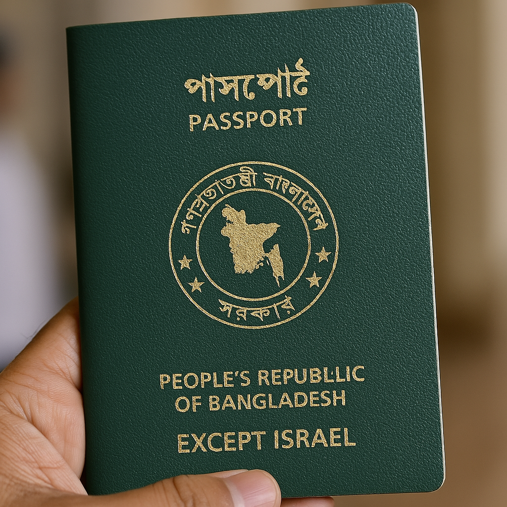 Bangladesh Reinstates 'Except Israel' on Passports Amid Deepening Outrage Over Gaza Crisis