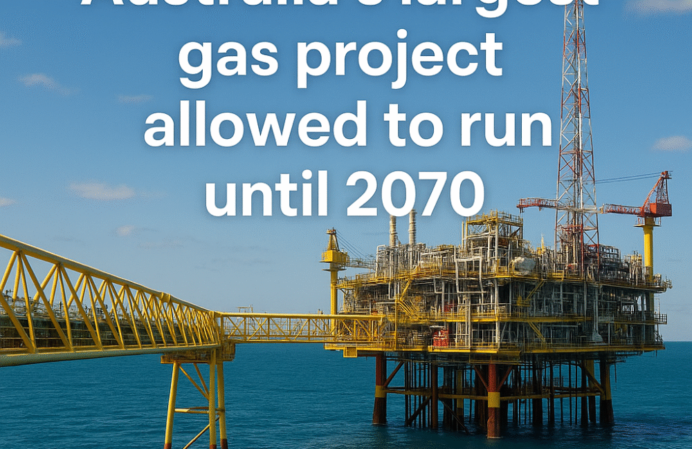 Australia's Biggest Gas Project Gets Green Light to Operate Until 2070