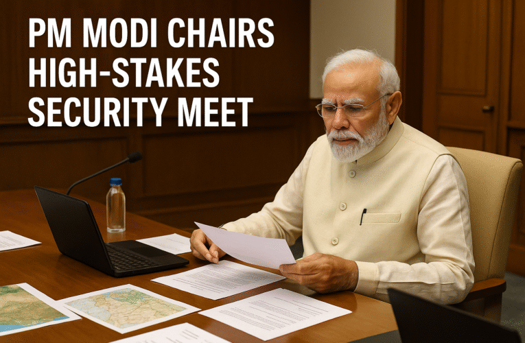 PM Modi Holds Crucial Security Meeting Amid Rising Concerns