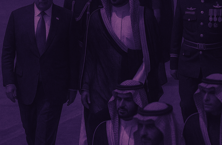 THE KING of KINGS JUST TOUCHED DOWN IN SAUDI ARABIA