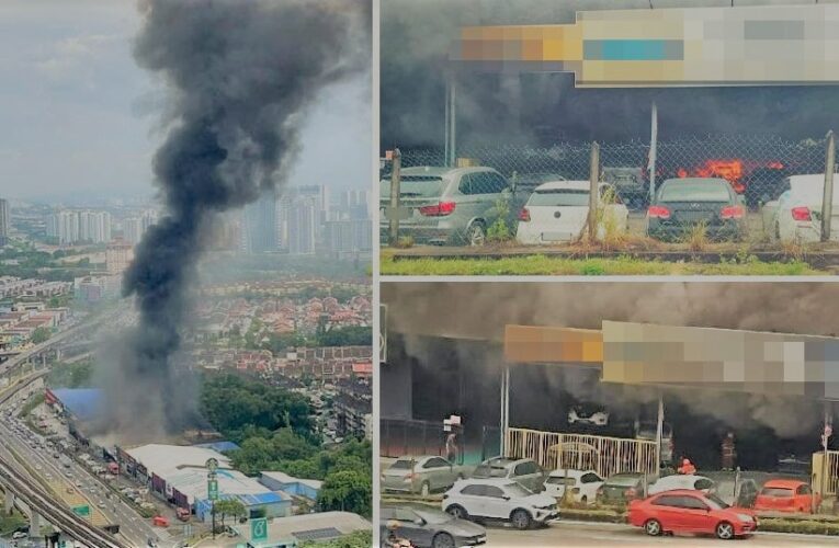 Fire Devastates Puchong Jaya Workshop, Destroying 20 Cars and 3 Motorcycles