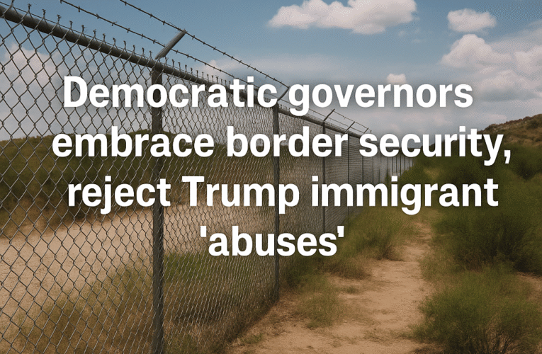 Democratic Governors Take a Stand on Border Security—Without Sacrificing Humanity