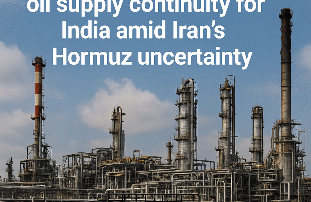 India Finds Stability in Oil Supply as Saudi Arabia, Russia Step In Amid Strait of Hormuz Uncertainty
