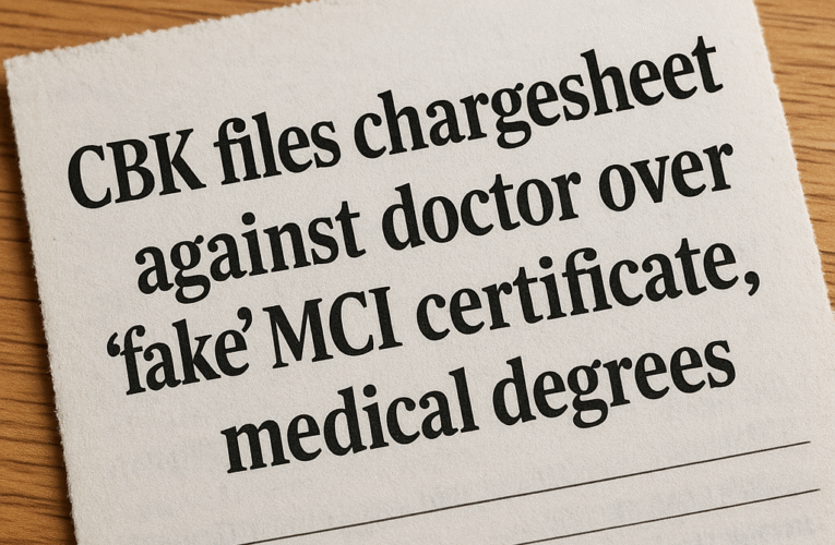 Fake Degrees Real Consequences: Srinagar Man Faces Charges for Forged Medical Credentials