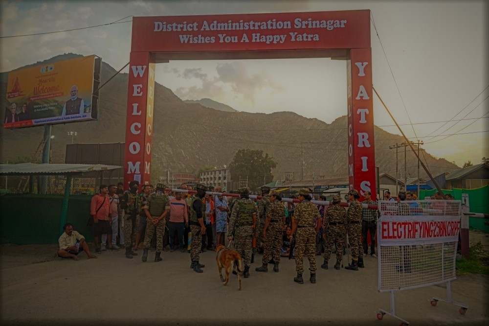 Pilgrimage of Faith Amidst Tension: Hindus Begin Sacred Journey in Kashmir Under Tight Security