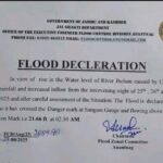 Flood Declared in Jhelum: Kashmir on High Alert After River Crosses Danger Mark