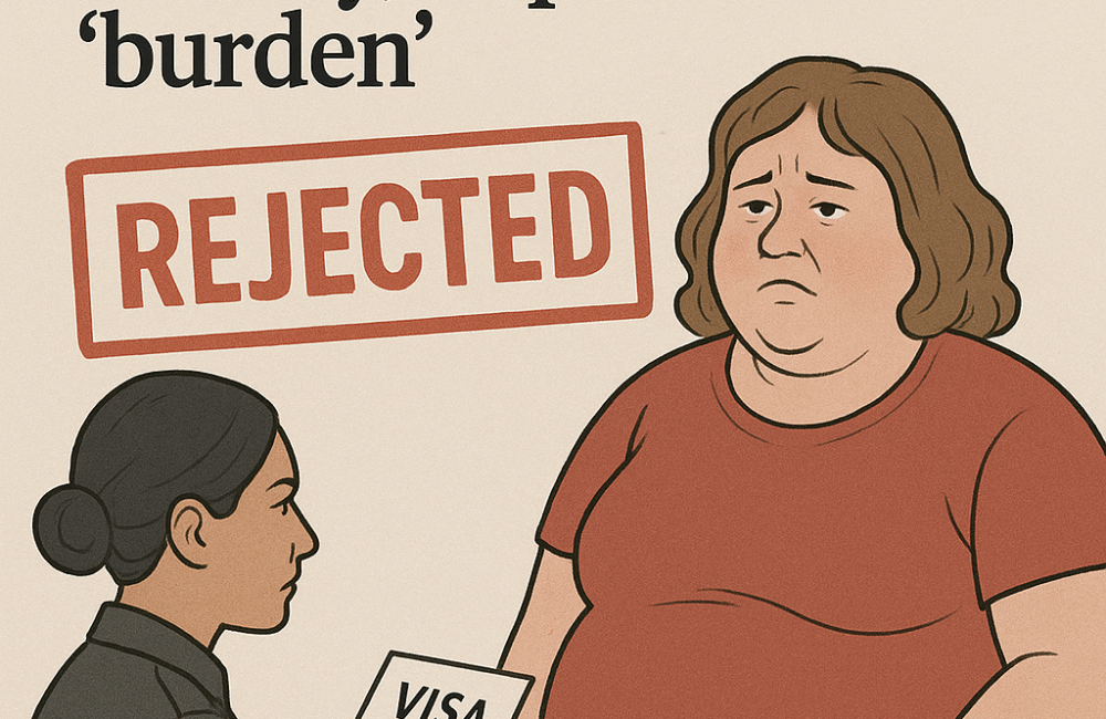 Visa Rejections Get Personal Trump Administration Flags Obesity and Dependents as Potential ‘Burden’.