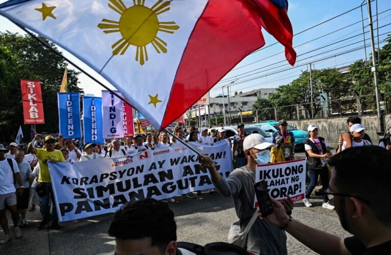 Thousands Protest in Philippines Over Flood Control Corruption Scandal
