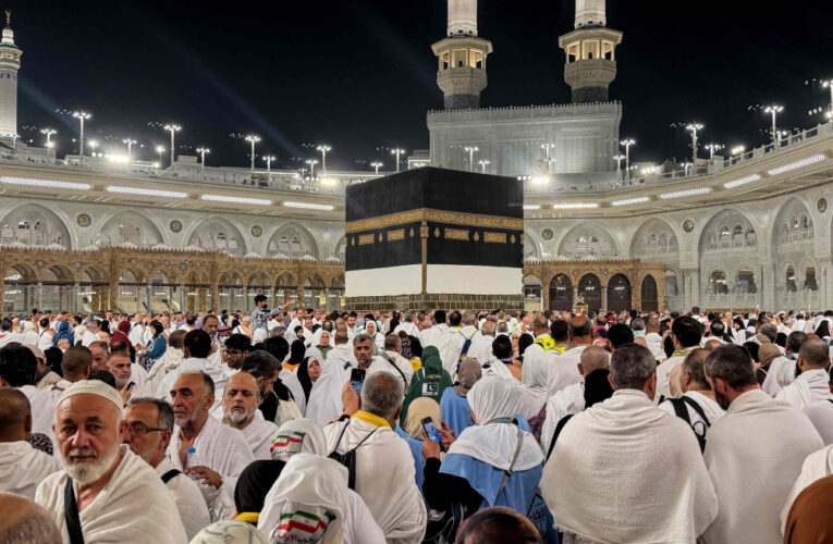 pilgrims begin sacred hajj in mecca amid regional tensions and rising heat
