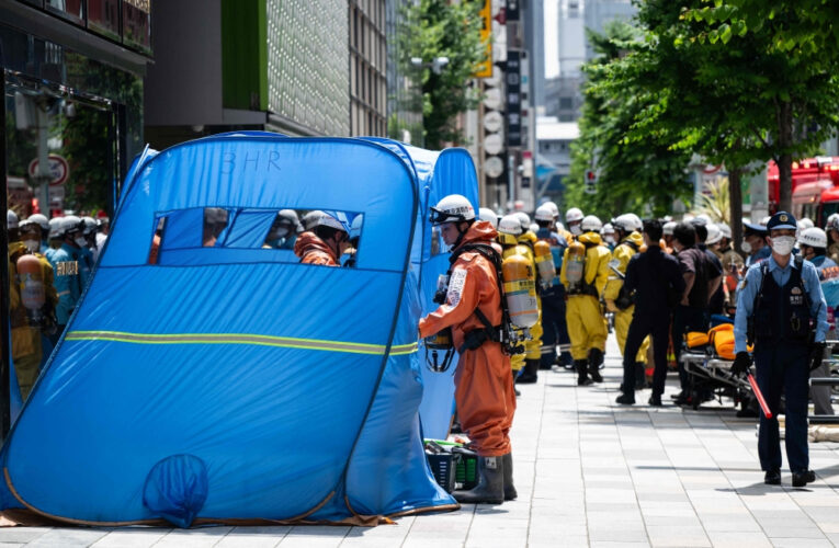 Tokyo mall evacuated after spraying incident injures around 20 people