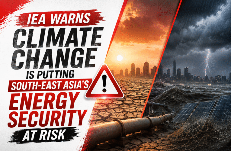 Climate risks threaten South-east Asia’s energy security as demand surges, warns IEA