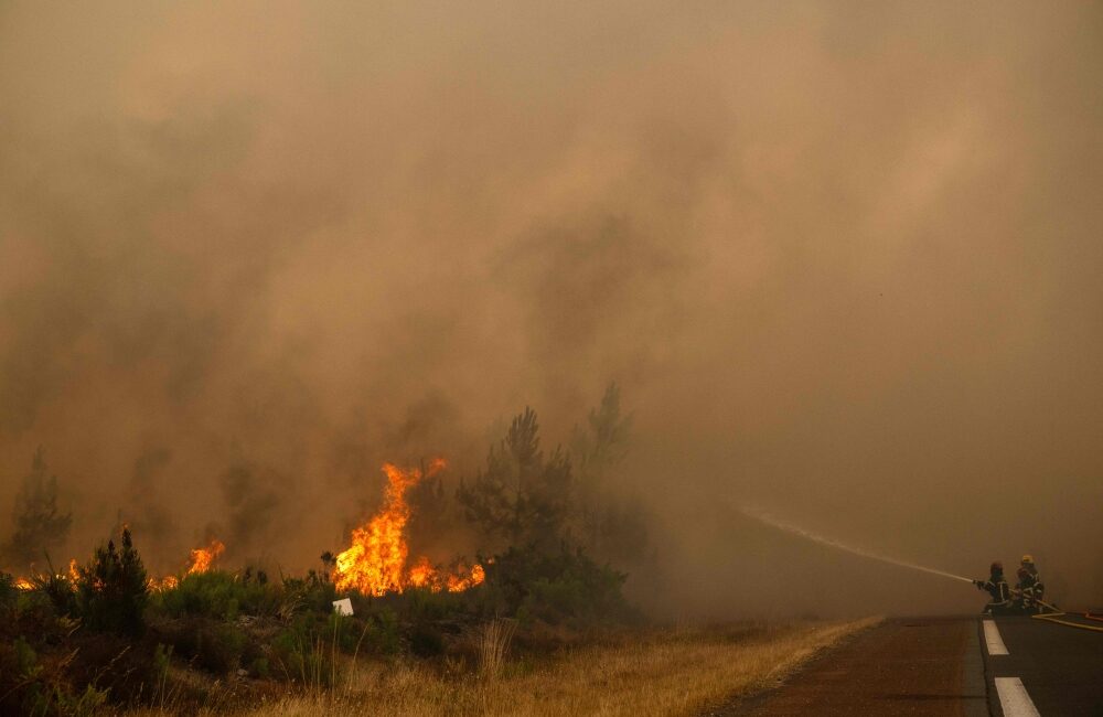 More than 300,000 evacuated as France and Spain battle devastating wildfires