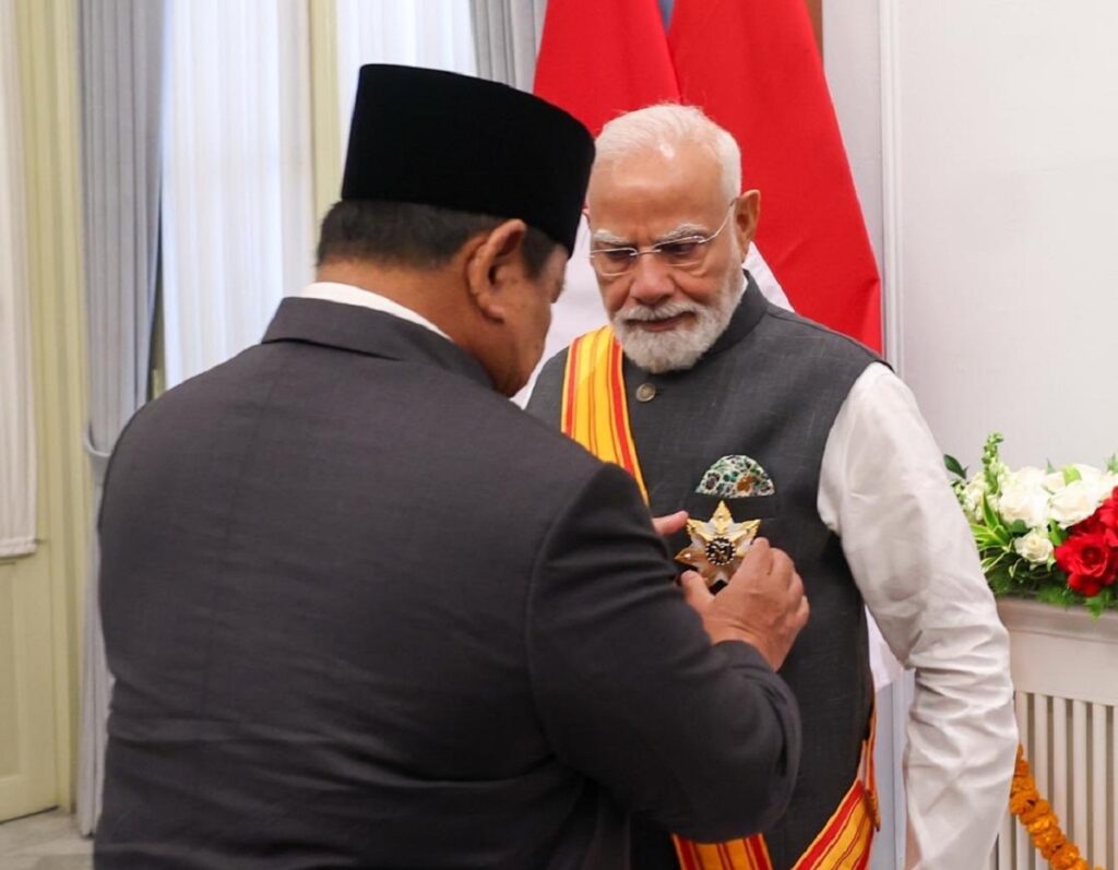 PM Modi receives Indonesia’s highest civilian honour Bintang Adipurna in a landmark moment for India Indonesia ties