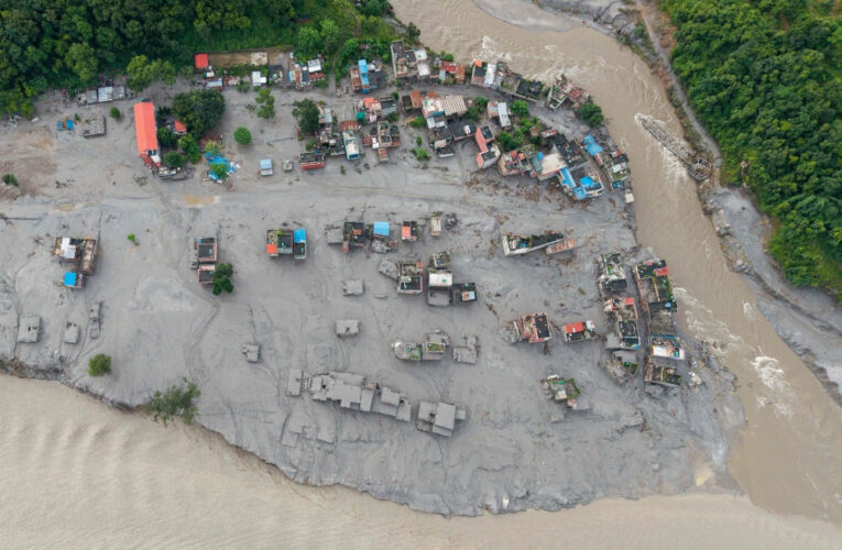 Nepal-Tibet disaster floods, landslides and a growing search for missing victims