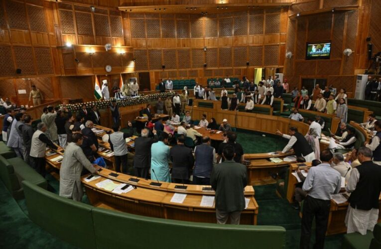 J&K Assembly Passes Statehood Resolution Amid BJP Protests