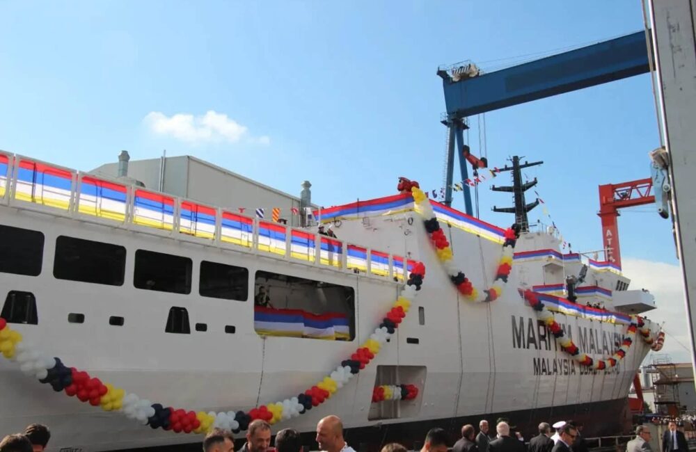Malaysia’s largest MMEA vessel launched in Türkiye, set to sail home in January