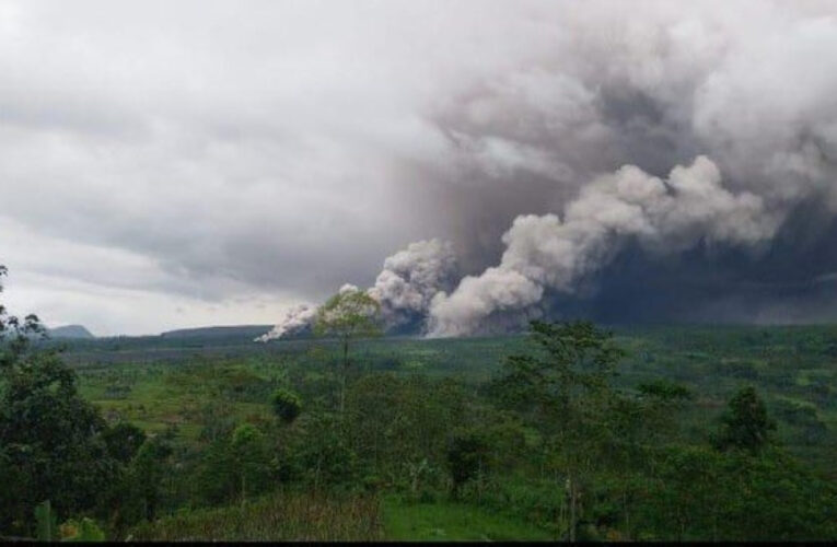 Indonesia’s Mount Semeru erupts 10 times in 13 hours, triggering warnings over deadly flows